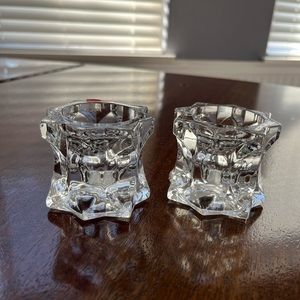 Mikasa Sparkling Star votive Candle holders